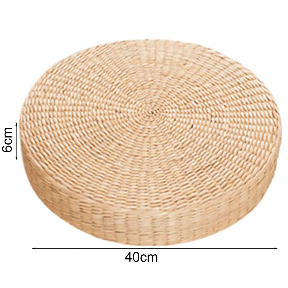 Straw Woven Floor Pillow