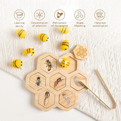 Wooden Honeycomb Puzzle - Cognitive Card
