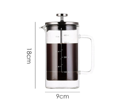 Double Layer Glass French Press Coffee